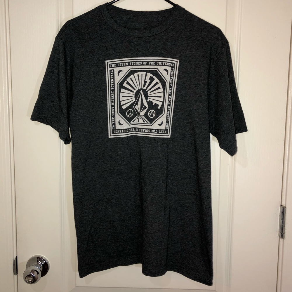 Volcom Stone graphic t-shirt charcoal